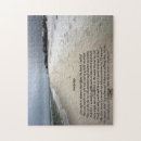 Search for footprints in the sand puzzles Beach