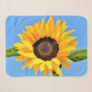 Search for sunflower photo blankets Blue