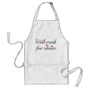 Search for will cook for shoes aprons Red