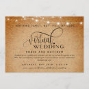 Search for kraft wedding invitations Rustic country