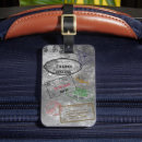 Search for travel stamps luggage tags World
