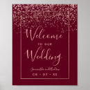Search for burgundy wedding posters Typography