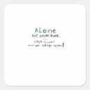 Search for solitude stickers Quote