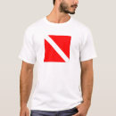 Search for diving flag tshirts Diver down