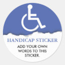 Search for handicap symbol stickers Wheelchair