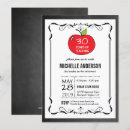 Search for red apple invitations Retirement