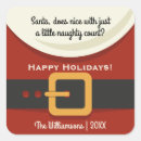 Search for naughty and nice stickers Santa