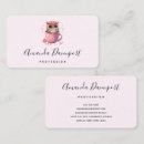 Search for owl business cards Feathers