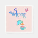 Search for welcome napkins Tea party