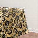 Search for black and gold tablecloths Floral