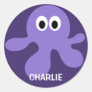 Search for cartoon octopus stickers Illustration