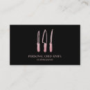 Search for knife business cards Pastry