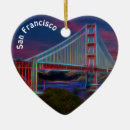 Search for california christmas tree decorations Golden gate bridge