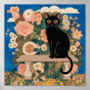 Search for art nouveau cat posters Floral