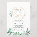 Search for geometric greenery wedding invitations Fall winter summer spring