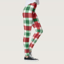 Search for red and green plaid leggings Rustic
