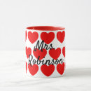 Search for red heart coffee mugs Hearts