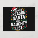 Search for naughty santa postcards Xmas