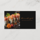 Search for sushi restaurant business cards Wasabi