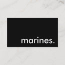 Search for marines business cards Military