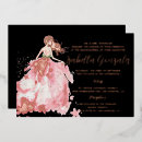 Search for rose gold dress invitations Elegant