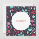 Search for pink black wedding thank you cards Floral