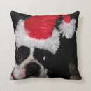 Search for boston terrier cushions Black and white