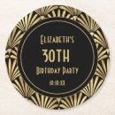 Search for 30th birthday coasters Black gold