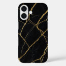 Search for gold marble texture iphone cases Black