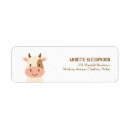 Search for baby cow return address labels Cute
