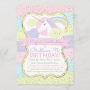 Search for pink gold unicorn invitations Pastel