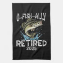 Search for fish tea towels Fishing retirement