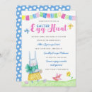 Search for kids easter egg hunt invitations Watercolor