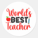 Search for worlds best teacher stickers School