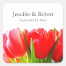 Search for red flower wedding stickers Party