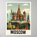 Search for moscow travel posters Illustration