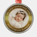 Search for gray christmas tree decorations Baby girl