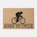 Search for cycling doormats Cyclist greeting mat