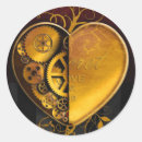 Search for steampunk heart stickers Vintage