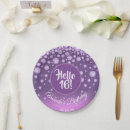 Search for purple sweet 16 plates Elegant