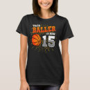Search for basketball birthday tshirts Now