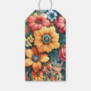 Search for flower bouquet gift tags Colourful