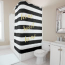 Search for black white striped shower curtains Home