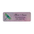 Search for dragonfly return address labels Purple