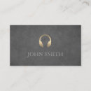 Search for audio engineer business cards Headset