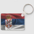 Search for serbian key rings Serbia flag