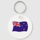Search for new world order rounded key rings New zealand flag