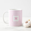 Search for pink and white stripes mugs For her