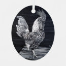 Search for rooster chicken christmas tree decorations Bantam