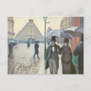 Search for rainy weather postcards Gustave caillebotte